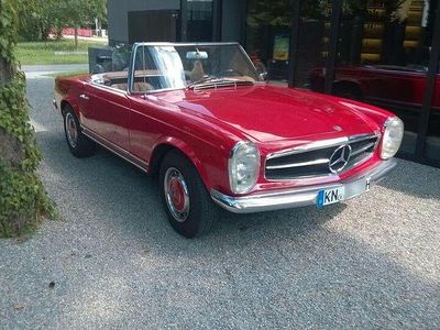 Brugt Mercedes 230 170 HK (125 kW) 1964 Rød Cabriolet