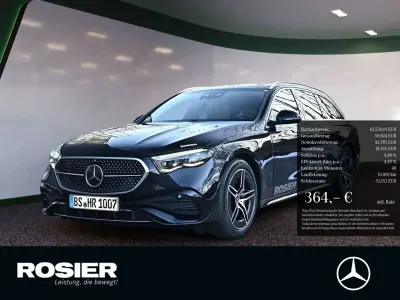 Gebraucht Mercedes E220 AMG line 197 PS (144 kW) 2025 Schwarz / obsidianschwarz Kombi