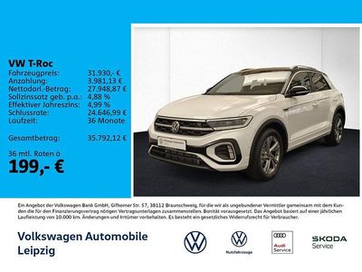 Usata VW T-Roc R-line 150 CV (110 kW) 2025 Bianco SUV