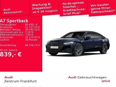Gebraucht Audi A7 Sport 299 PS (219 kW) 2025 Blau Limousine