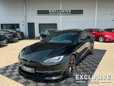 Gebraucht Tesla Model S Plaid 759 kW (1033 PS) 2023 Solid black Kleinwagen