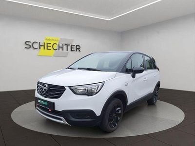 Gebraucht Opel Crossland X Edition 110 PS (80 kW) 2019 Schnee weiß uni/dach diamant s SUV