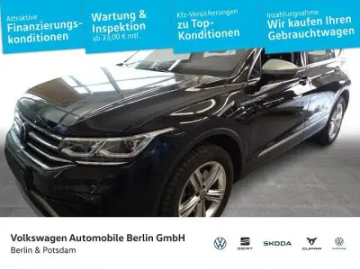 Gebraucht VW Tiguan Allspace Elegance 245 PS (180 kW) 2022 Schwarz SUV