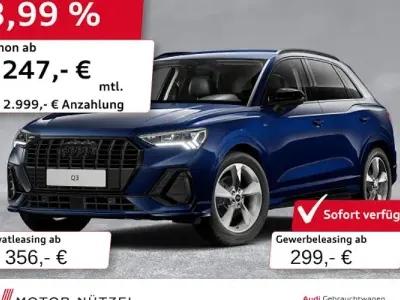 Gebraucht Audi Q3 S-Line 150 PS (110 kW) 2025 Navarrablau metallic SUV