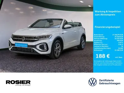 Gebraucht VW T-Roc Cabriolet R-line 150 PS (110 kW) 2025 Weiß Cabrio