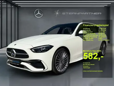 Brugt Mercedes C300e AMG 313 HK (230 kW) 2025 Hvid Sedan