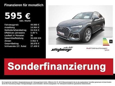 Daytonagrau perleffekt Gebraucht 2024 Audi Q5 Sportback Ambiente SUV | 49.480 € (Guter Preis)