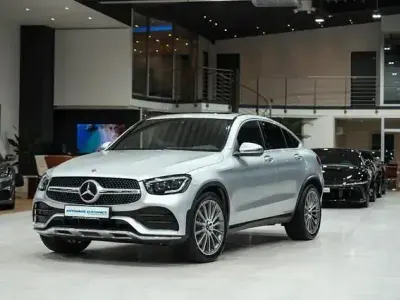 Brugt Mercedes GLC220 Business 194 HK (142 kW) 2019 Sølv Coupe