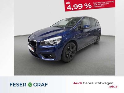 Gebraucht BMW 220 Gran Tourer Advantage 192 PS (141 kW) 2016 Blau Van / Kleinbus