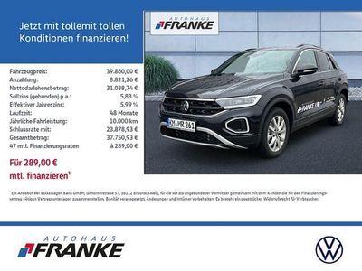 Gebraucht VW T-Roc IQ Drive 150 PS (110 kW) 2026 Schwarz SUV