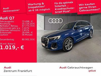 Gebraucht Audi Q7 S-Line 340 PS (250 kW) 2025 Ascariblau metallic/ascariblau SUV