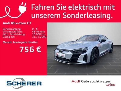 Gebraucht Audi e-tron GT quattro Ambiente 439 kW (598 PS) 2024 Florettsilber metallic (metallic) Limousine