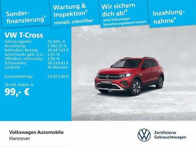 Kings red (metallic) Gebraucht 2025 VW T-Cross Goal SUV | 21.690 € (Superpreis)