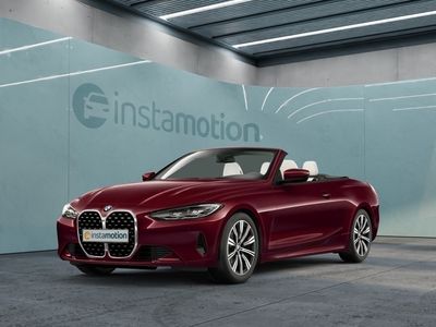 gebraucht BMW 420 i Cabrio Laserlicht HUD Navi Leder digitales Cockpit Memory Sitze HarmanKardon
