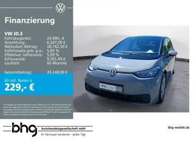 Gebraucht VW ID.3 Pro Performance 150 kW (204 PS) 2023 Grau Kleinwagen