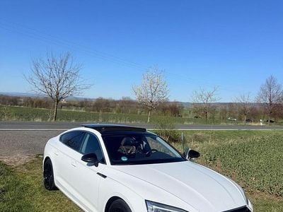 Usata Audi A5 218 CV (160 kW) 2018 Bianco Coupé