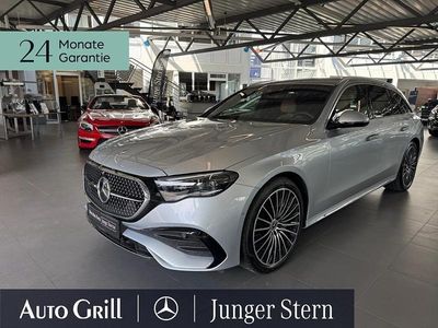 Metalliclack hightechsilber Gebraucht 2023 Mercedes E450 Premium Kombi | 74.450 €