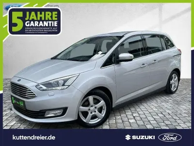 Gebraucht Ford Grand C-Max Titanium 150 PS (110 kW) 2018 Polarsilber metallic Van / Kleinbus