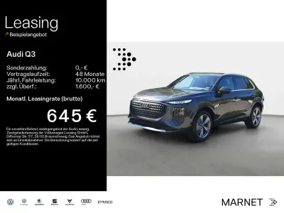 Neu Audi Q3 S-Line 272 PS (200 kW) 2026 Tamboragrau metallic SUV
