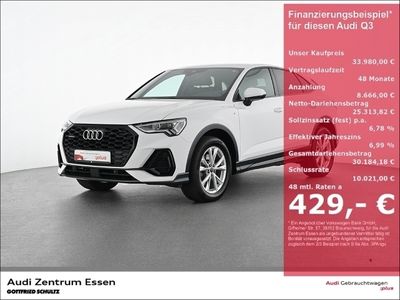 gebraucht Audi Q3 Sportback 40 TDI quattro S-LINE S-TRONIC AHK NAV PLUS SHZ PDC