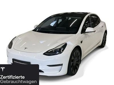 Gebraucht Tesla Model 3 Performance 377 kW (513 PS) 2022 Weiß Limousine