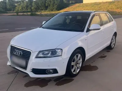 Gebraucht Audi A3 S-Line 160 PS (117 kW) 2008 Weiß Kleinwagen
