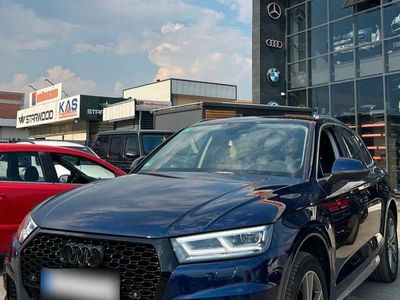 Käytetty Audi Q5 S-Line 190 HP (139 kW) 2018 Sininen Katumaasturi