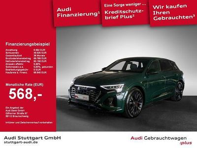 Brugt Audi Q8 e-tron S-Line 300 kW (408 HK) 2024 Grøn SUV
