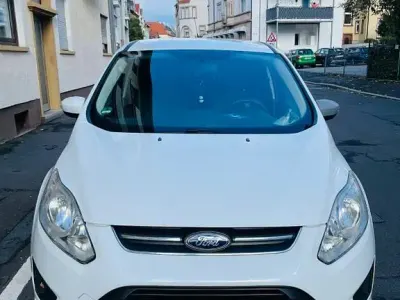 Gebraucht Ford C-MAX Ambiente 101 PS (74 kW) 2014 Weiß Van / Kleinbus