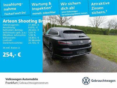 Gebraucht VW Arteon R-line 218 PS (160 kW) 2021 Schwarz Limousine