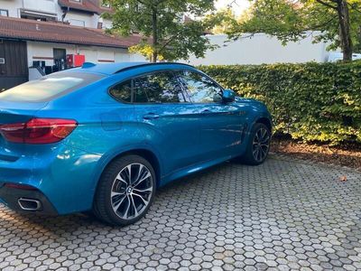 gebraucht BMW X6 Türkis Blau Long Beach Blue Metalik
