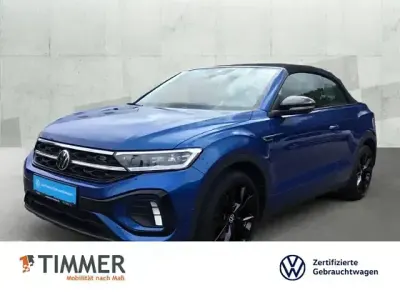 Gebraucht VW T-Roc Cabriolet R-line 150 PS (110 kW) 2023 Blau Cabrio