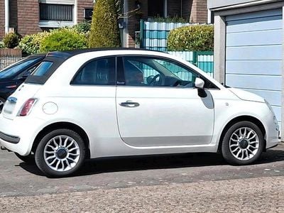 Gebraucht Fiat 500C Lounge 69 PS (50 kW) 2010 Weiß Cabrio