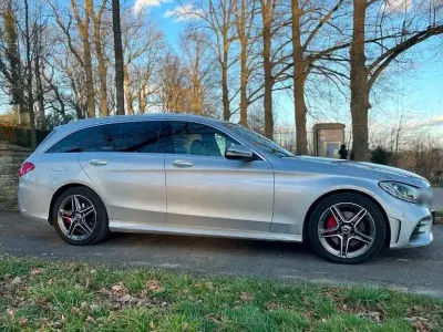 Second-hand Mercedes C200 AMG line 160 CP (117 kW) 2020 Argintiu Berlinǎ