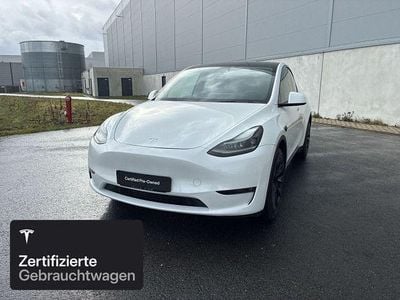 Gebraucht Tesla Model Y Long Range AWD 258 kW (351 PS) 2023 Weiß SUV