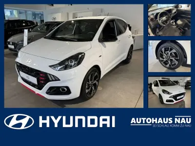 Neu Hyundai i10 N Line 90 PS (66 kW) 2025 Atlas white / sol Kleinwagen
