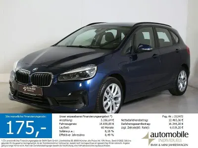Gebraucht BMW 225 Active Tourer Advantage 224 PS (164 kW) 2019 Blau Van / Kleinbus