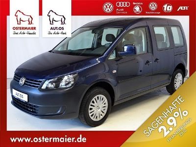 Gebraucht VW Caddy Trendline 102 PS (75 kW) 2013 Blau metallic Van / Kleinbus
