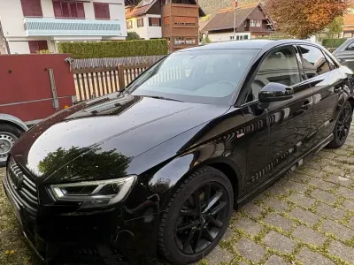 Gebraucht Audi A3 S-Line 150 PS (110 kW) 2019 Schwarz Limousine