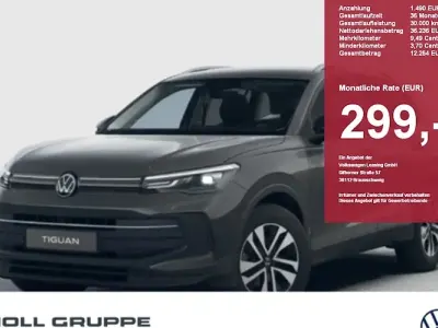 Nouă VW Tiguan 150 CP (110 kW) 2026 Gri SUV