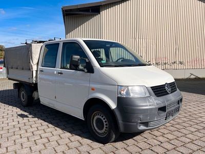 gebraucht VW T5 1.9 TDI 102 PS Pritsche+Plane DOKA Klima 6 Sitzer Tüv 09/25