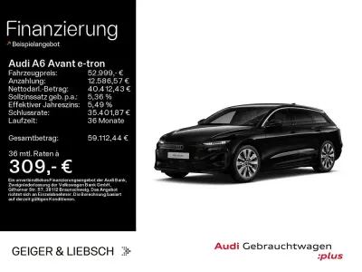Gebraucht Audi A6 e-tron Ambiente 210 kW (286 PS) 2025 Mythosschwarz metallic Kombi