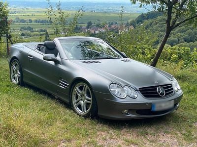 Usata Mercedes SL500 306 CV (225 kW) 2001 Grigio Cabrio
