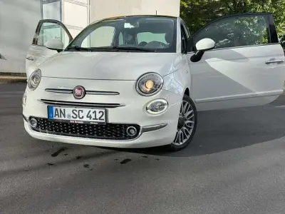Używany Fiat 500 Lounge 69 KM (50 kW) 2017 Biały Sedan/Limuzyna