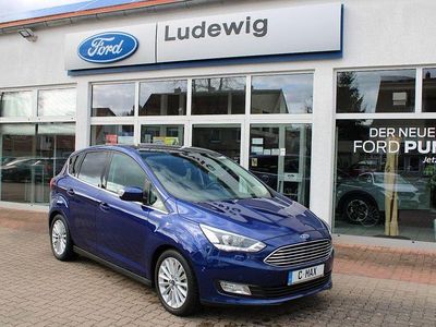 Gebraucht Ford C-MAX Titanium 125 PS (91 kW) 2017 Blau Van / Kleinbus