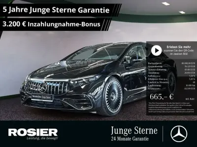 Brugt Mercedes EQS 53 AMG AMG 560 kW (762 HK) 2023 Sort Sedan