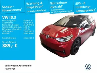 Gebraucht VW ID.3 GTX 210 kW (286 PS) 2024 Kings red metallic Kleinwagen
