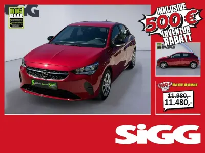 Gebraucht Opel Corsa Edition 101 PS (74 kW) 2023 Chili rot/kardio rot Kleinwagen