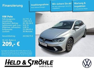 Neu VW Polo Life 95 PS (69 kW) 2025 Reflexsilber metallic Kleinwagen