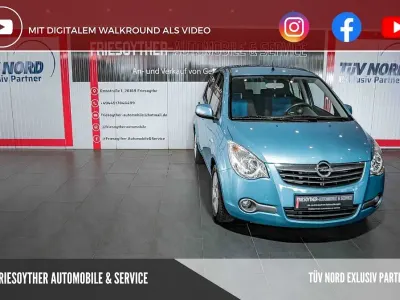 Gebraucht Opel Agila Edition 65 PS (47 kW) 2008 Blau Kleinwagen